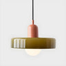 Adjustable Mini Glass Geometric Cord Pendant Light Image - 15