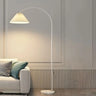 Adjustable Modern Black Dome Arched LED Floor Lamp Image - 2