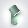 Adjustable Modern Grey Cylinder Bedside Wall Sconce Image - 2