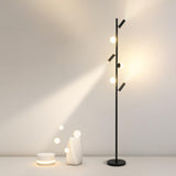 Adjustable Modern Multi-Light Cylinder Floor Lamp Image - 1