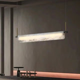Adjustable Modern Rectangular Island Pendant Light Image - 3
