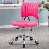 Adjustable Modern Swivel Leather Office Chair with Wheels Image - 17