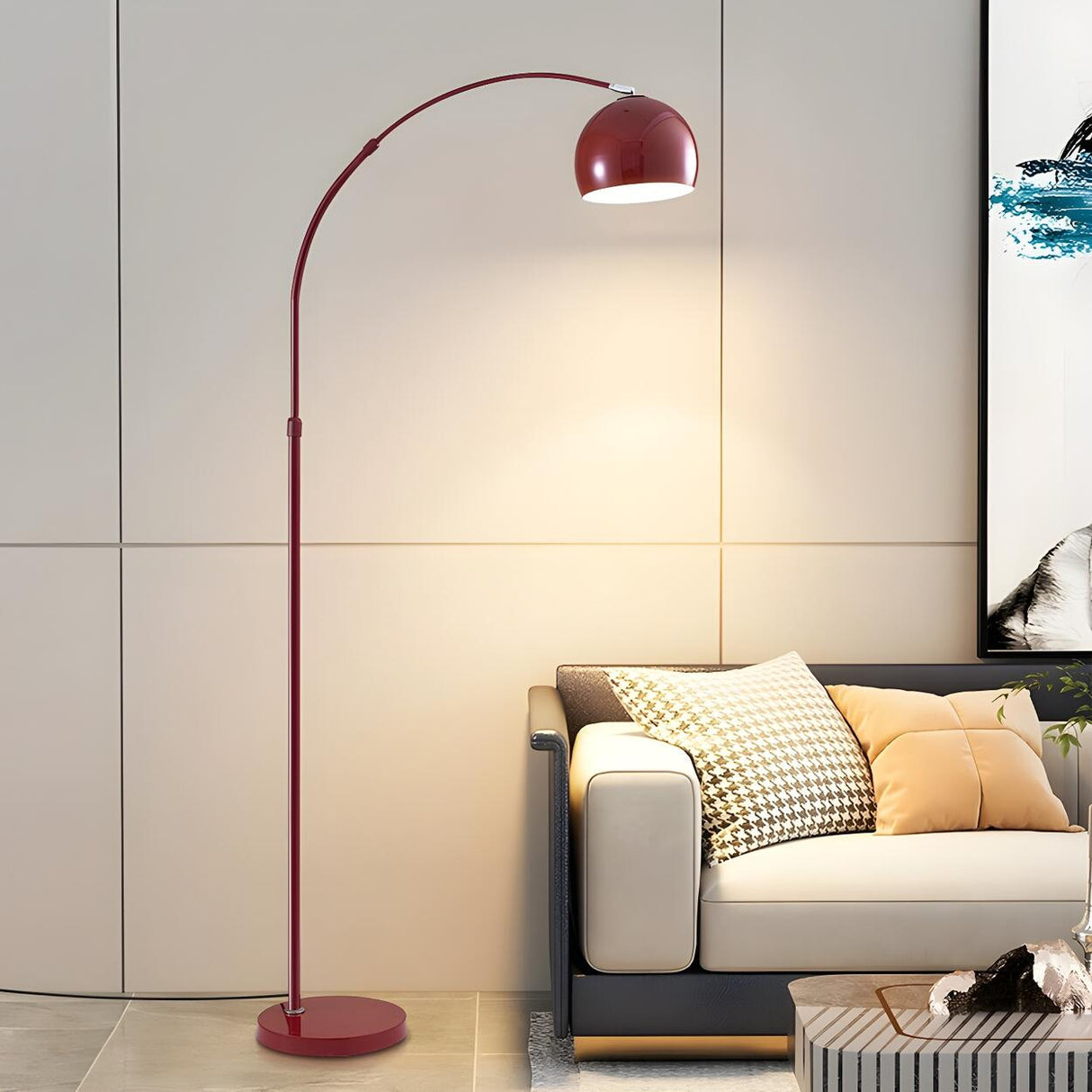 Adjustable Multiple Colors Dome and Arch Floor Lamp Image - 6
