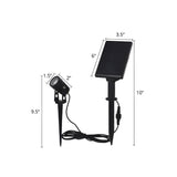 Adjustable Outdoor Ground Light Set Landscape Lighting #size