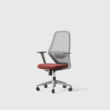 Adjustable Pink Cushions Ergonomic Mesh Swivel Office Chair Image - 2
