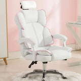Adjustable Pink Ergonomic Swivel Recline Boss Office Chair Image - 15