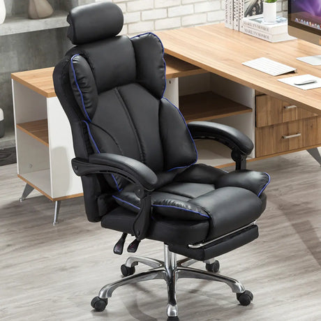 Adjustable Pink Ergonomic Swivel Recline Boss Office Chair Image - 2