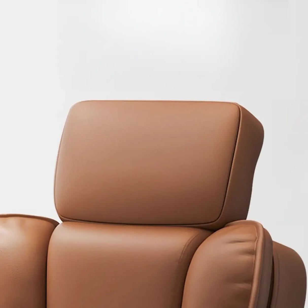 Adjustable Recliner Swivel Leather Office Chair with Wheels Image - 4
