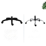 Adjustable Reclining Leather Office Chair with Leg Rest Image - 8