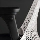 Adjustable Red Seat Ergonomic Swivel Mesh Office Chair Image - 12