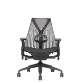 Adjustable Red Seat Ergonomic Swivel Mesh Office Chair Image - 2