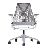 Adjustable Red Seat Ergonomic Swivel Mesh Office Chair Image - 3