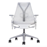 Adjustable Red Seat Ergonomic Swivel Mesh Office Chair Image - 5