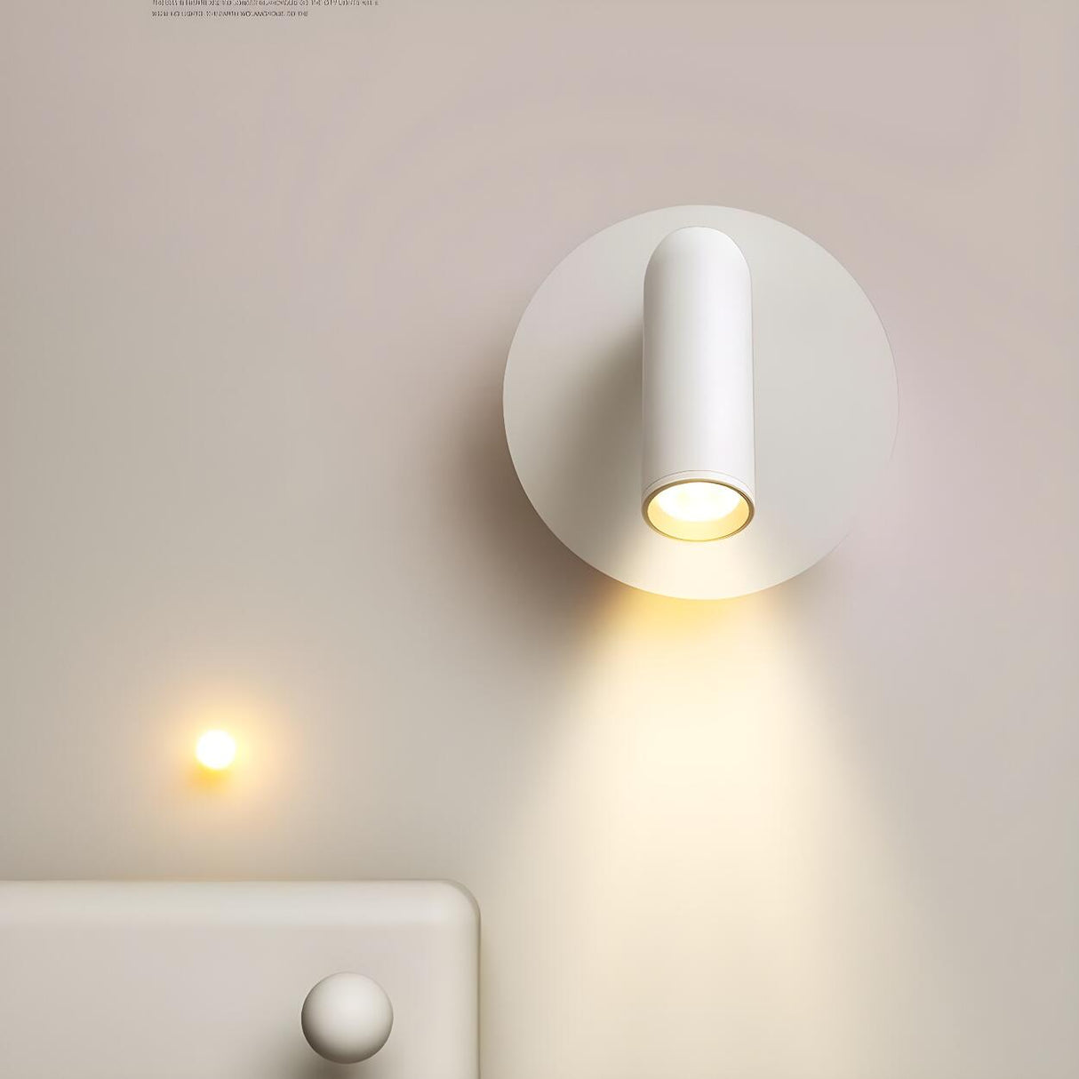 Adjustable Round and Cylindrical LED Wall Sconce Image - 1