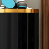 Adjustable Round Metal Corner Black Medium Shoe Rack Image - 13