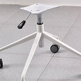 Adjustable Seat Height Ergonomic Fabric Wheels Office Chair Image - 18