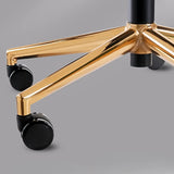 Adjustable Seat Height Ergonomic Office Chair with Casters Image - 9