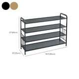 Adjustable Shelves Metal Hallway Gold Multi-tier Shoe Rack Image - 39