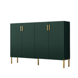 Adjustable Shelves Wood White Large Closed Back Shoe Cabinet Image - 9