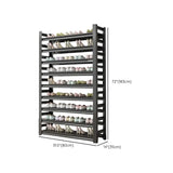 Adjustable Simple Shelf Metal Entryway Storage Shoe Rack Image - 22