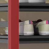 Adjustable Simple Shelf Metal Entryway Storage Shoe Rack Image - 8