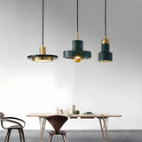 Adjustable Stone Geometric LED Pendant Light Warm Light Image - 1