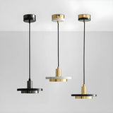 Adjustable Stone Geometric LED Pendant Light Warm Light Image - 11