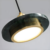 Adjustable Stone Geometric LED Pendant Light Warm Light Image - 15