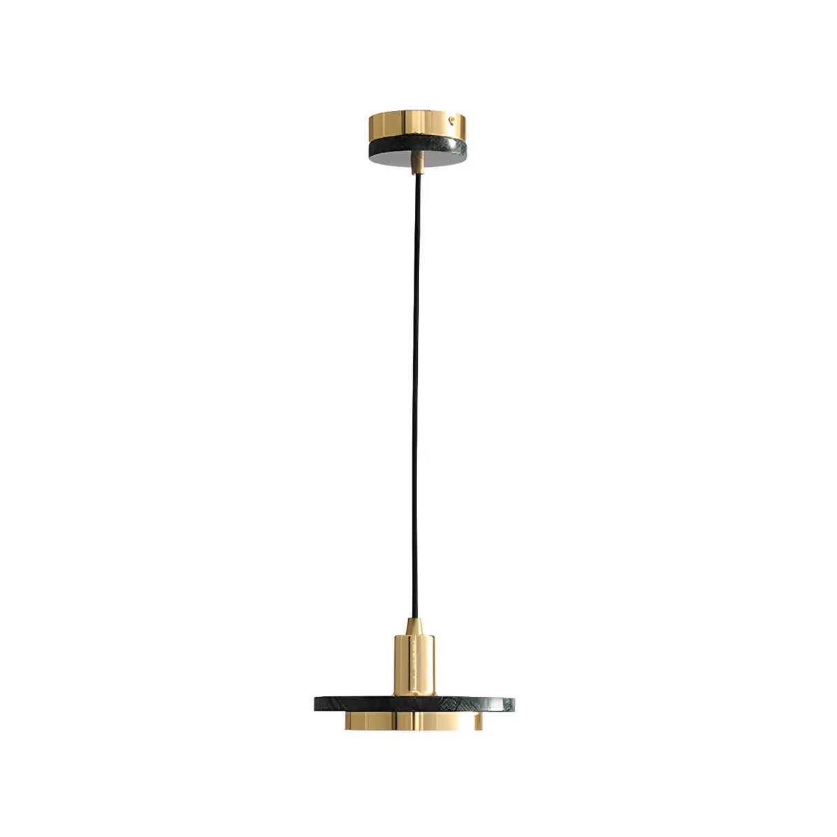 Adjustable Stone Geometric LED Pendant Light Warm Light Image - 3