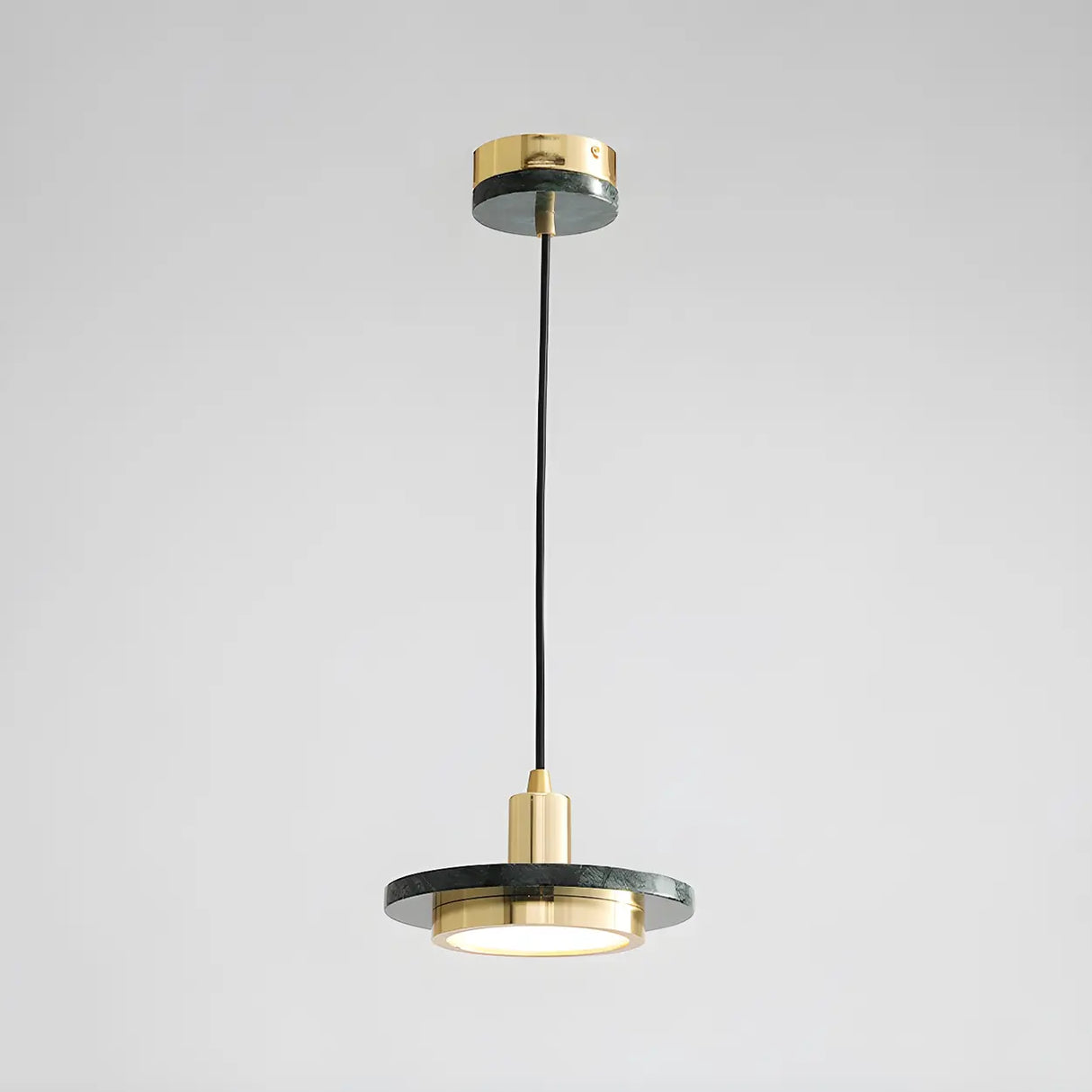 Adjustable Stone Geometric LED Pendant Light Warm Light Image - 9