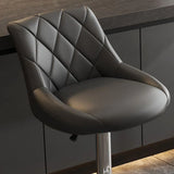 Adjustable Swivel Bar Stool with Padded Seat Image - 18