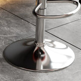 Adjustable Swivel Bar Stool with Padded Seat Image - 22