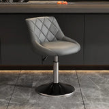 Adjustable Swivel Bar Stool with Padded Seat Image - 7