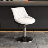 Adjustable Swivel Bar Stool with Padded Seat Image - 9