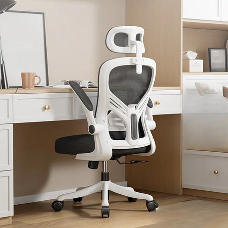 Adjustable Tilt Mechanism Swivel High-Back Office Chair Image - 1