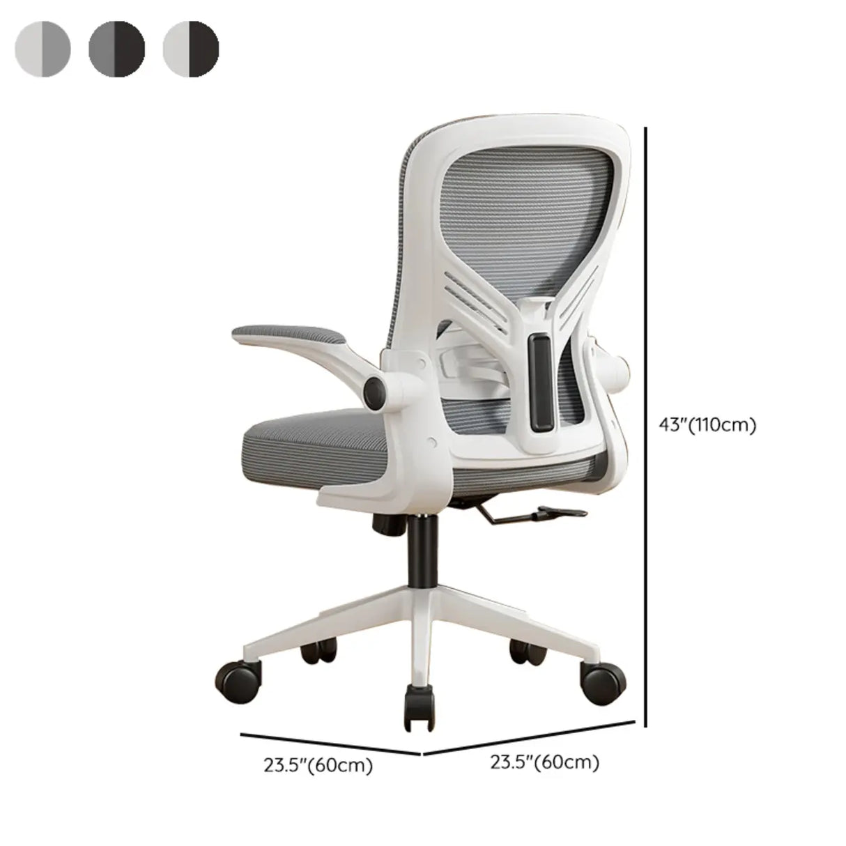 Adjustable Tilt Mechanism Swivel High-Back Office Chair Image - 22