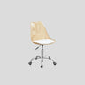 Adjustable Transparent Acrylic Office Chair with Casters Image - 14