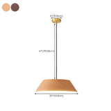 Adjustable Walnut Wood Rope Cone Frustum Pendant Light Image - 16