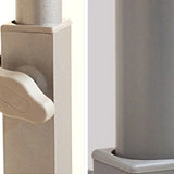 Adjustable White Mobile Rectangular Wood Standing Desk Image - 11