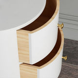 Adjustable White Modern Tripod Floor Lamp with Shelf Image - 10