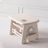 Adjustable White Toddler Table Chair Set with Storage Image - 5