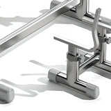 Adjustable White Wood Top Metal T-Shaped Base Kids Desk Image - 12