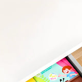 Adjustable White Wood Top Metal T-Shaped Base Kids Desk Image - 14