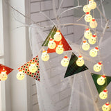 Adorable Christmas Decor Snowman LED String Lights Image - 3