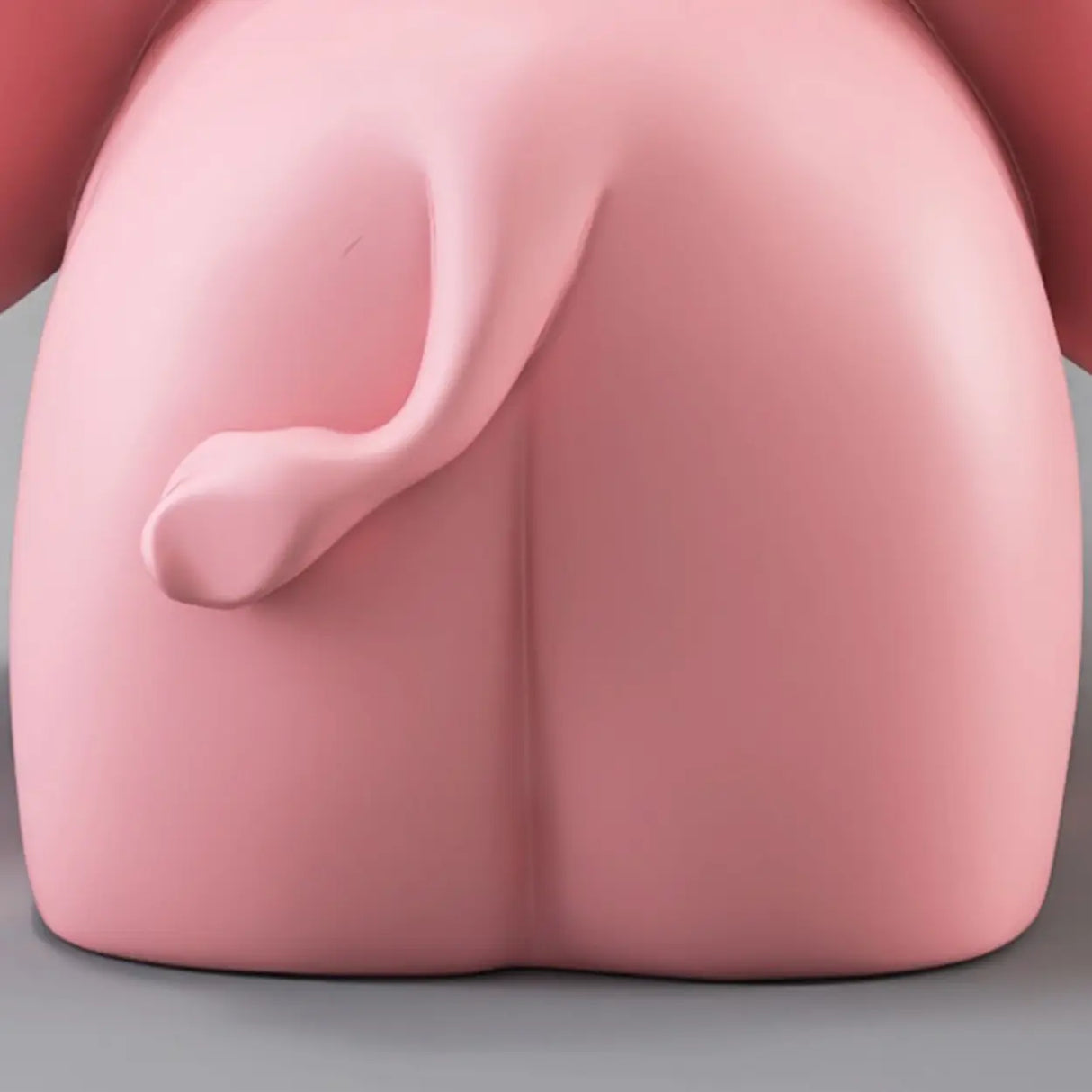 Adorable Elephant Resin Open Storage Kids Nightstand Image - 6