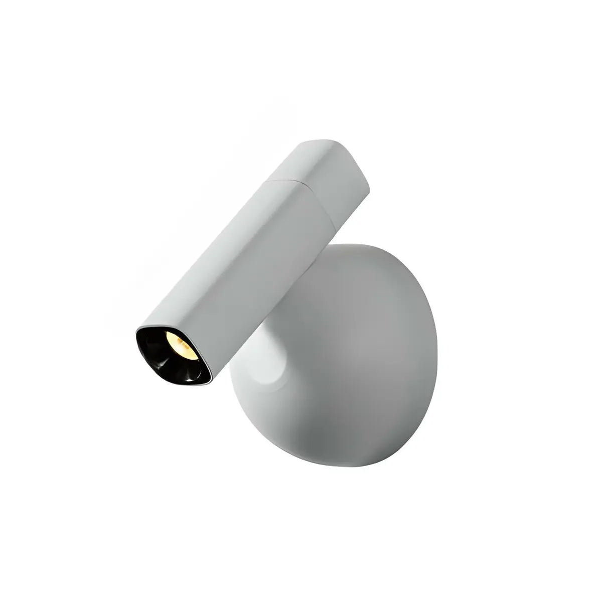 Aluminum Globe Base Cylinder Bedroom Reading Wall Light Image - 3