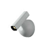Aluminum Globe Base Cylinder Bedroom Reading Wall Light Image - 3