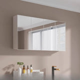 Aluminum Rectangle Frameless Mirrored Medicine Cabinet Image - 5