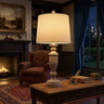 American Country Simple Solid Wood Bedroom Table Lamp Image - 1