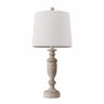 American Country Simple Solid Wood Bedroom Table Lamp Image - 6